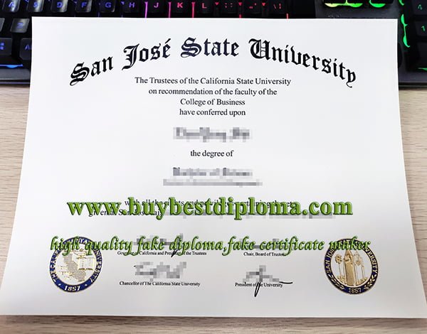 San José State University degree, SJSU diploma