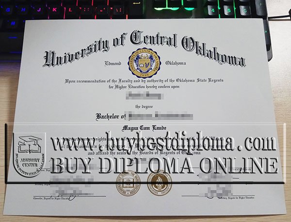 UCO diploma, University Of Central Oklahoma degree,