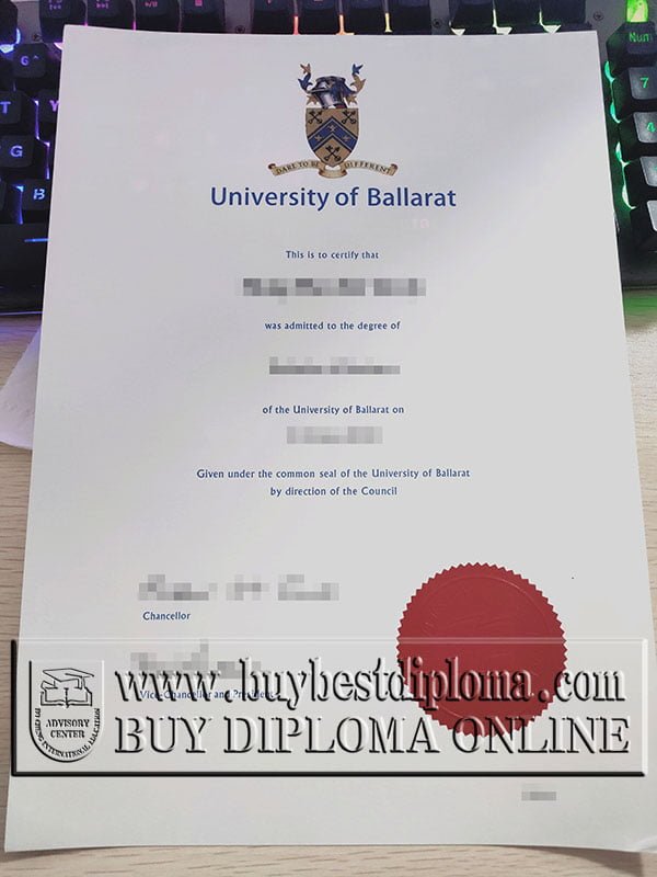 University of Ballarat degree, University of Ballarat diploma,