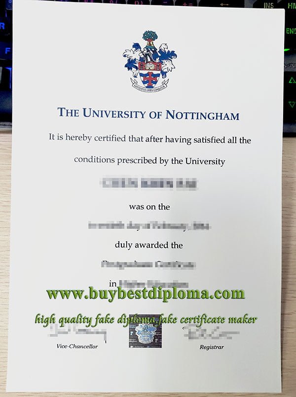 University Of Nottingham diploma, University Of Nottingham degree, fake University Of Nottingham certificate,