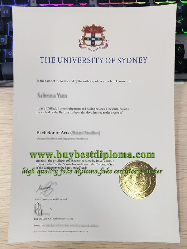 University of Sydney degree， University of Sydney diploma,