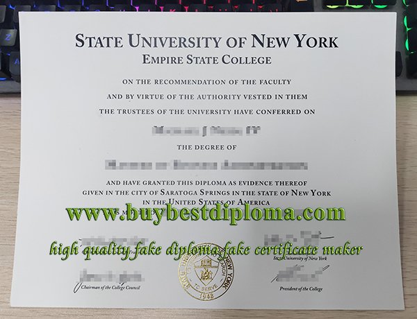 SUNY Empire State College diploma, SUNY diploma