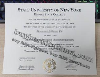 SUNY Empire State College diploma, SUNY diploma