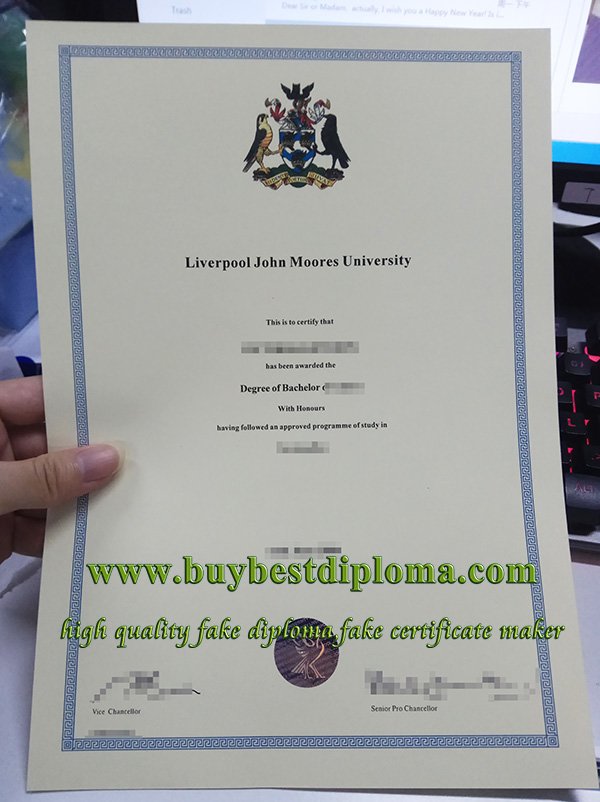 Liverpool John Moores University degree, order LJMU degree, fake LJMU diploma,