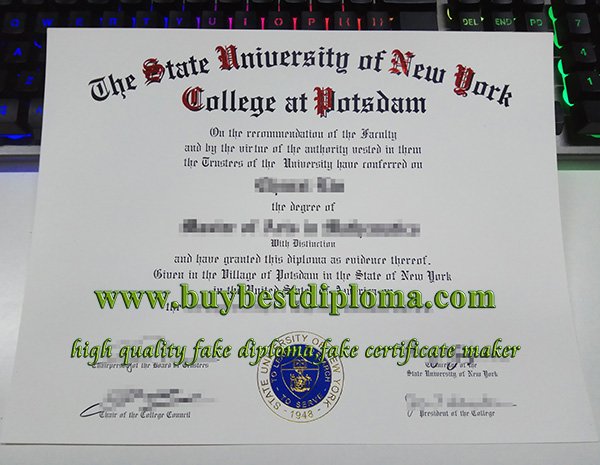 SUNY Potsdam diploma, SUNY Potsdam degree,