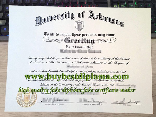 University of Arkansas diploma, University of Arkansas degree, fake UA diploma,