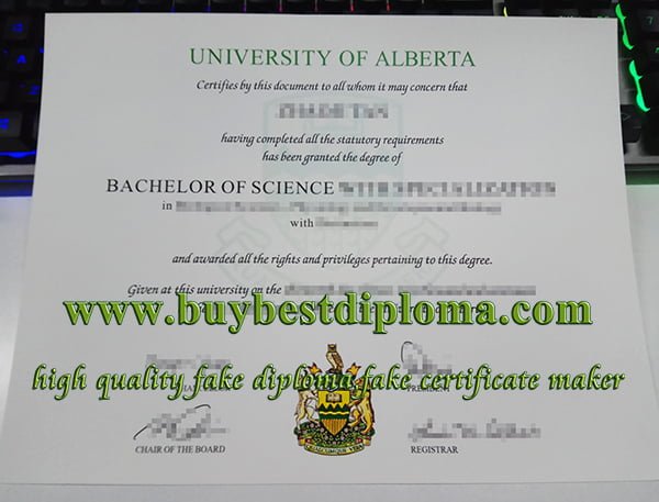 University of Alberta diploma, University of Alberta degree,