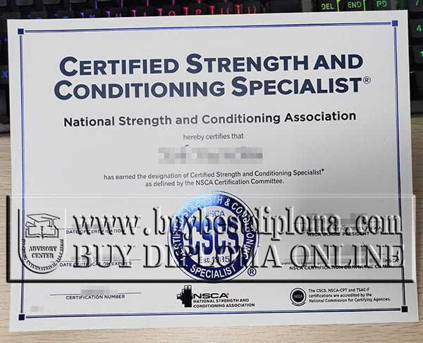 cscs certificate, NSCA certification,