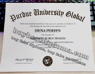 Purdue University Global diploma, Purdue University Global degree,