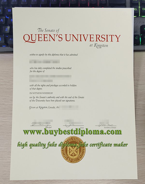 Queen's University diploma, Queen's University degree,