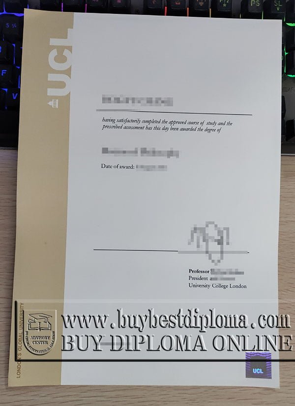 How much it costs me to buy a fake UCL degree in UK?