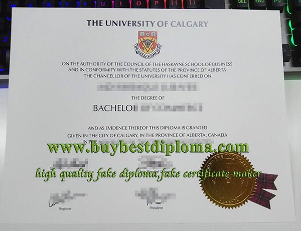 University of Calgary diploma, University of Calgary degree,