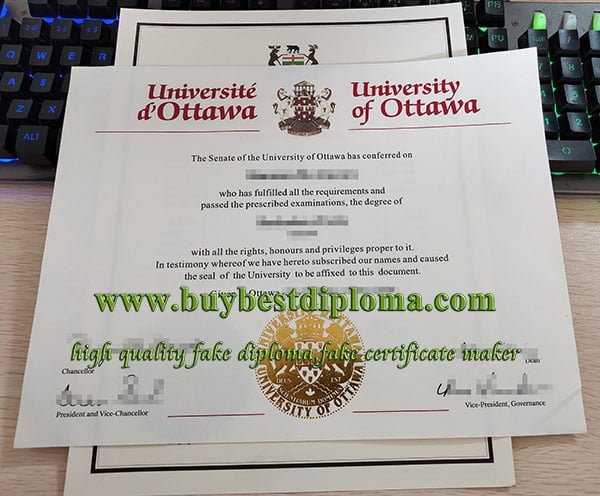 University Of Ottawa diploma, University Of Ottawa degree, Université D'Ottawa diploma,