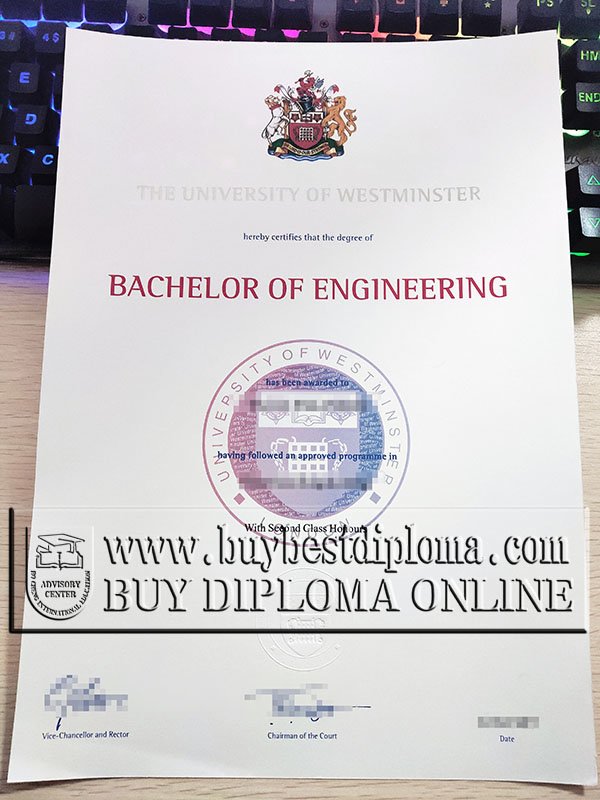 University of Westminster degree, University of Westminster diploma, fake engineering degree,