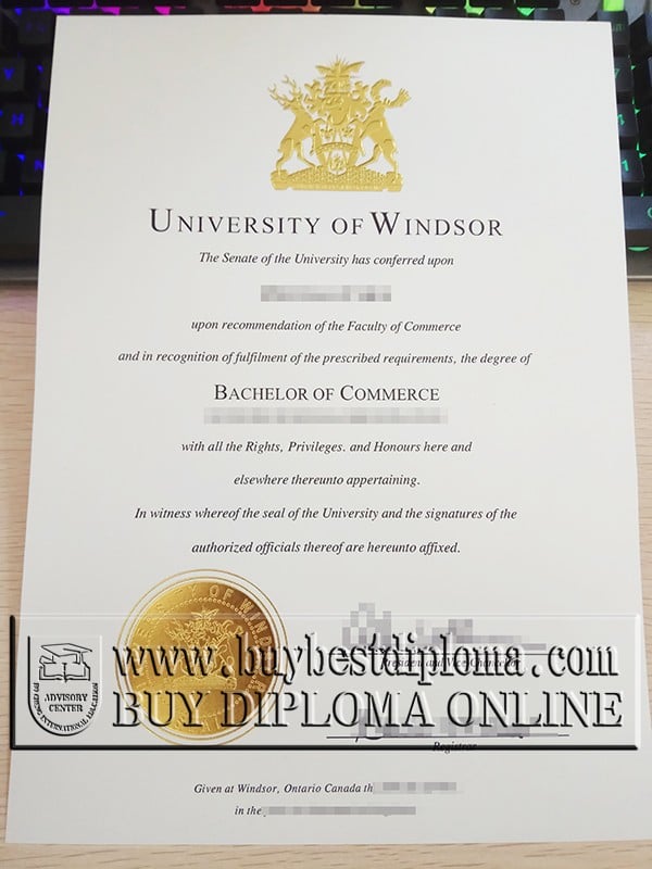University Of Windsor Diploma, University Of Windsor Degree, 