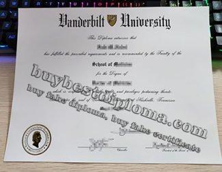 Vanderbilt University diploma, Vanderbilt University degree,