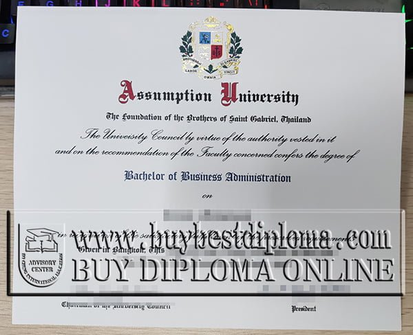 Assumption University Diploma, Assumption University Degree,
