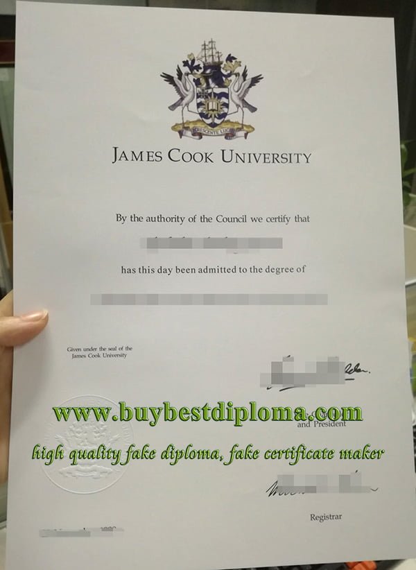 James Cook University diploma, James Cook University degree, fake JCU diploma,