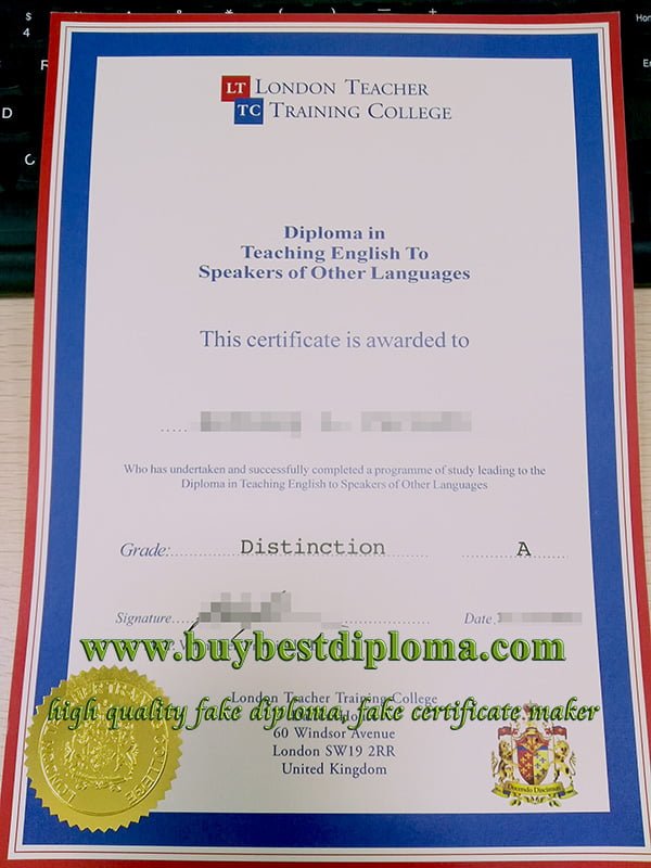 LTTC diploma, fake TESOL certificate, buy TESOL diploma,