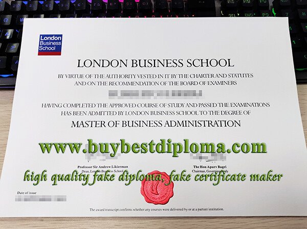 London Business School diploma, London Business School degree, fake LBS degree,