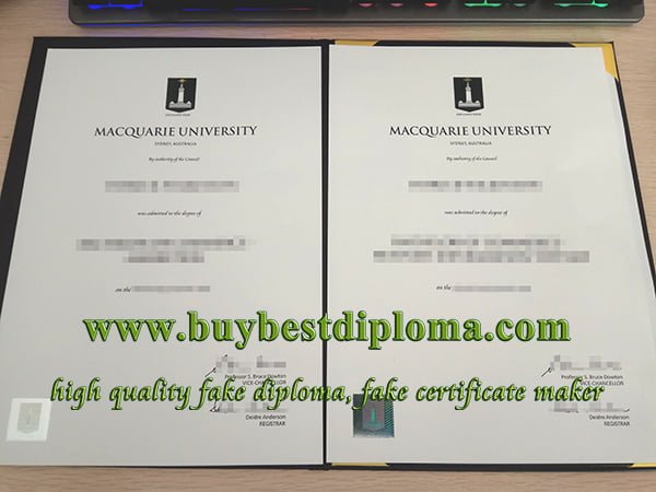 Macquarie University degree, Macquarie University diploma,