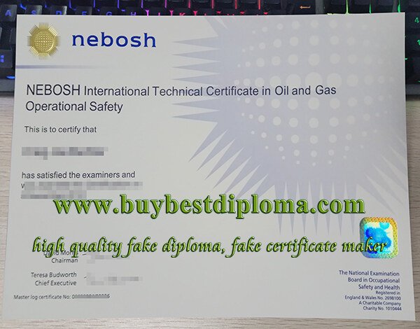 NEBOSH IOG Certificate, NEBOSH certificate in oil and gas, NEBOSH certificate,
