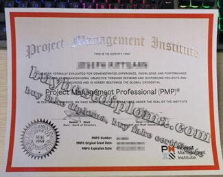 fake PMP certificate, new look PMP certificate,