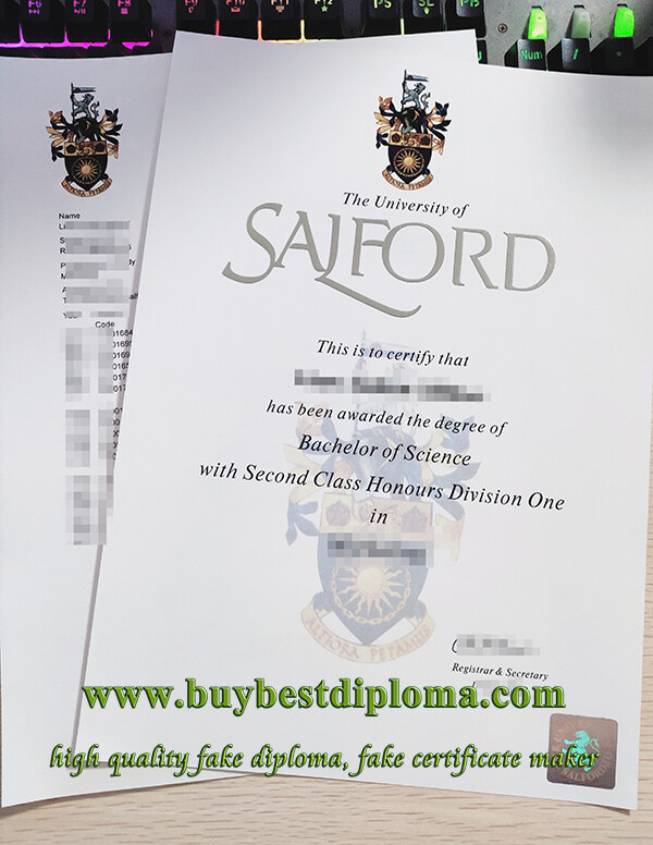 University Of Salford Diploma, University Of Salford transcript, University Of Salford degree,
