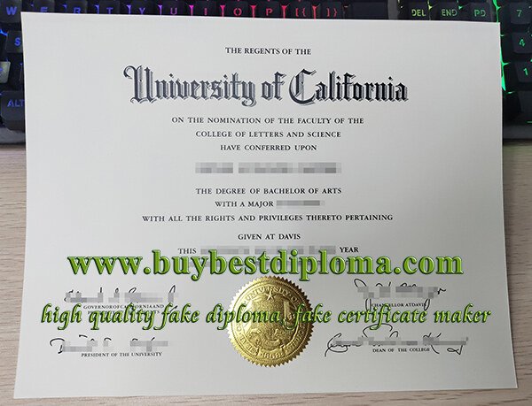 UC Davis diploma, UC Davis degree fake University of Davis degree,