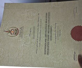 fake UNISA diploma, University of South Africa degee, UNISA diploma with watermark,