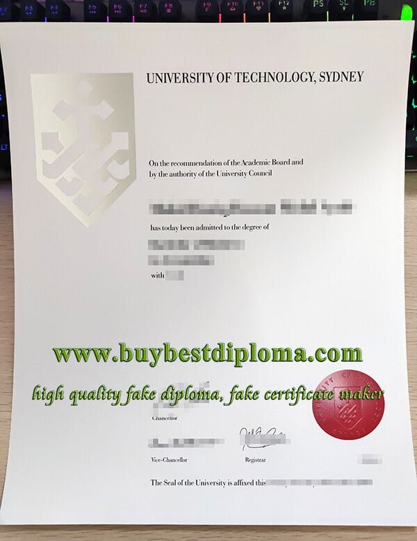 University of Technology Sydney diploma, University of Technology Sydney degree, fake UTS diploma,