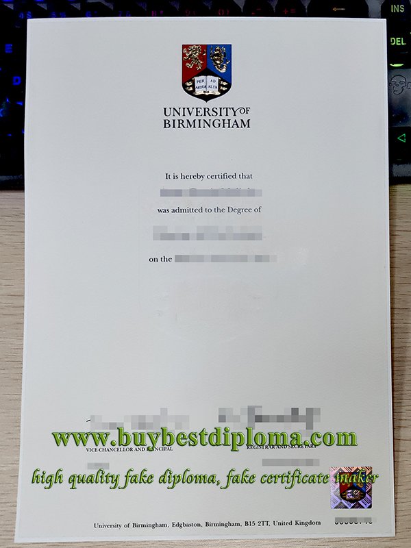 University of Birmingham degree, University of Birmingham diploma, fake UK degree,