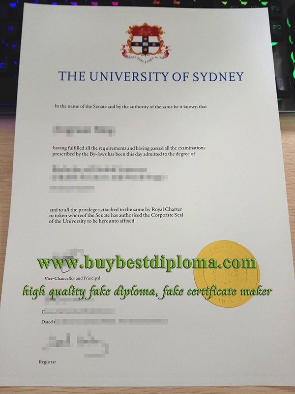 University of Sydney diploma, University of Sydney degree, fake USYD diploma,