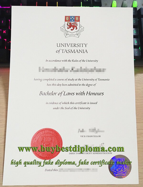 University of Tasmania degree, University of Tasmania diploma, fake law degree,