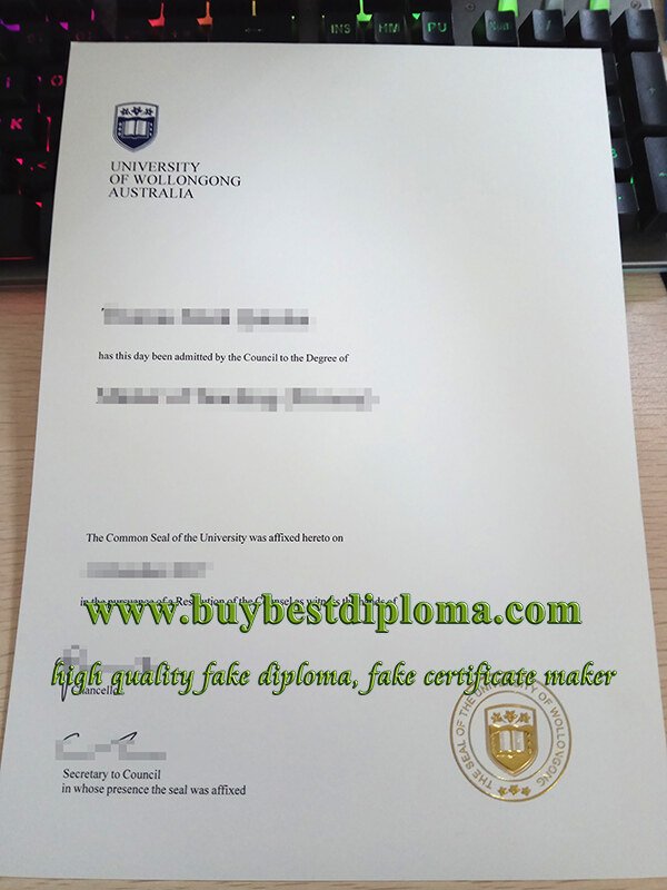University of Wollongong diploma, University of Wollongong degree, fake UOW diploma,