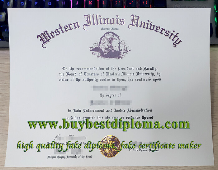 Western Illinois University diploma, Western Illinois University degree, fake WIU diploma,