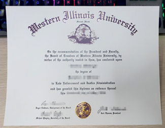 Western Illinois University diploma, Western Illinois University degree, fake WIU diploma,