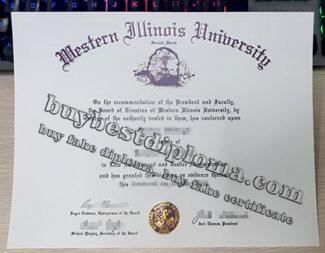 Western Illinois University diploma, Western Illinois University degree, fake WIU diploma,