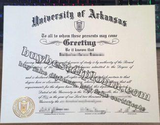 University of Arkansas diploma, University of Arkansas degree,