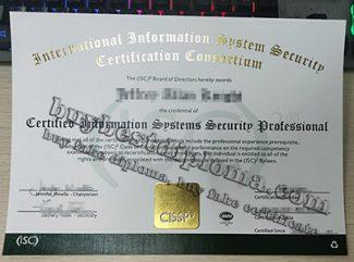CISSP certificate, Certified Information Systems Security Professional certificate,