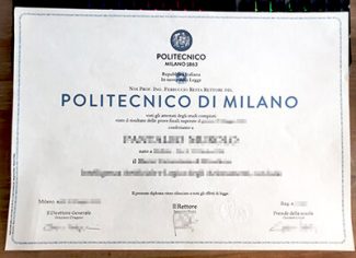 Politecnico di Milano diploma, Politecnico di Milano degree, fake Italian diploma,