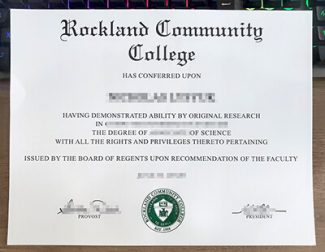 Rockland Community College diploma, Rockland Community College degree,