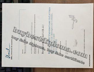 University of Lausanne diploma, Universite de Lausanne diploma, fake UNIL diploma,