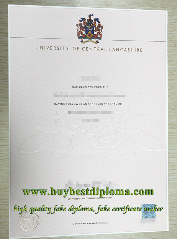 University of Central Lancashire degree, University of Central Lancashire diploma, fake UCLan diploma,