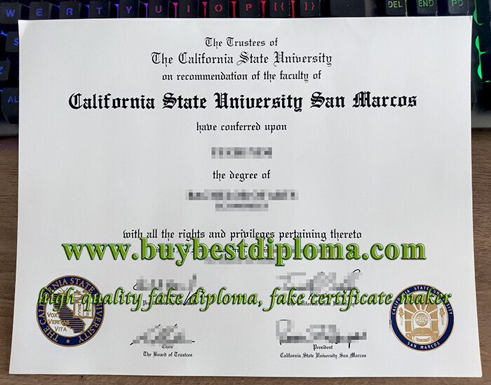 CSU San Marcos diploma, CSU San Marcos degree, fake California State University San Marcos diploma,