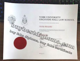 Osgoode Hall Law School diploma, fake Law diploma, fake York University diploma,