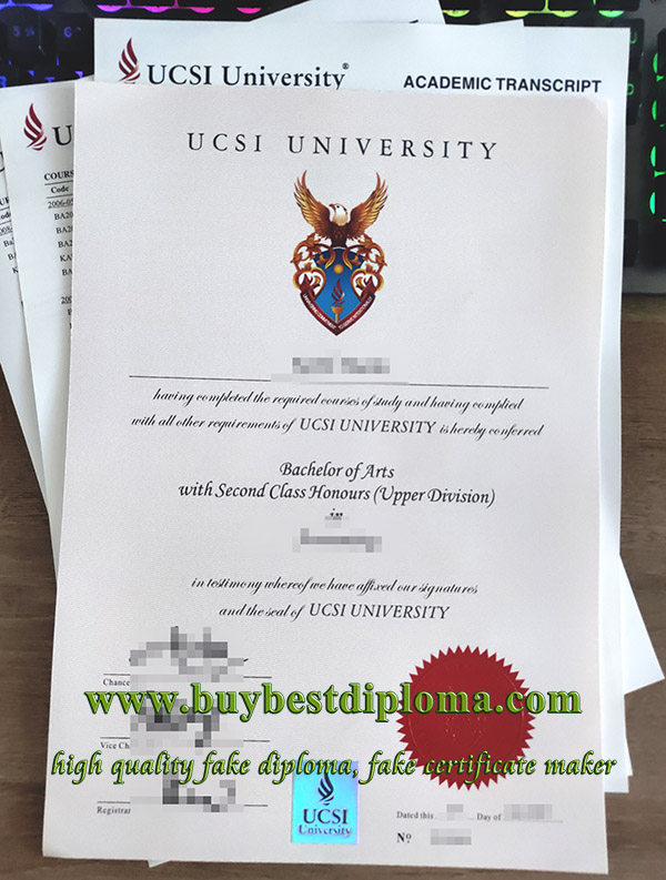 UCSI University degree, UCSI University transcript, fake UCSI diploma and transcript,