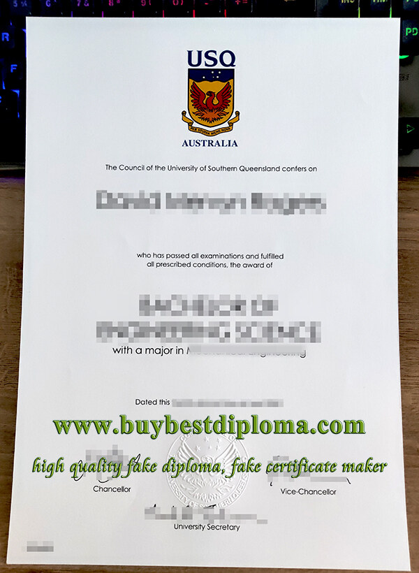 University of Southern Queensland degree, University of Southern Queensland diploma, fake USQ diploma,
