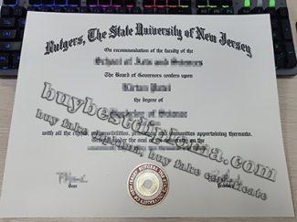 Rutgers University diploma, Rutgers University degree, fake US diploma,