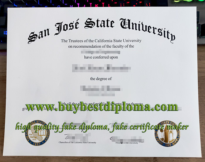 San José State University Diploma, SJSU Degree,